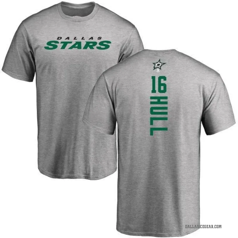 Brett Hull Youth Ash Dallas Stars Backer T-Shirt -