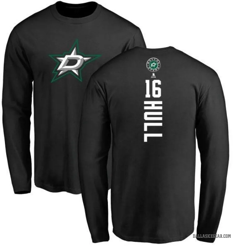 Brett Hull Youth Black Dallas Stars Backer Long Sleeve T-Shirt -