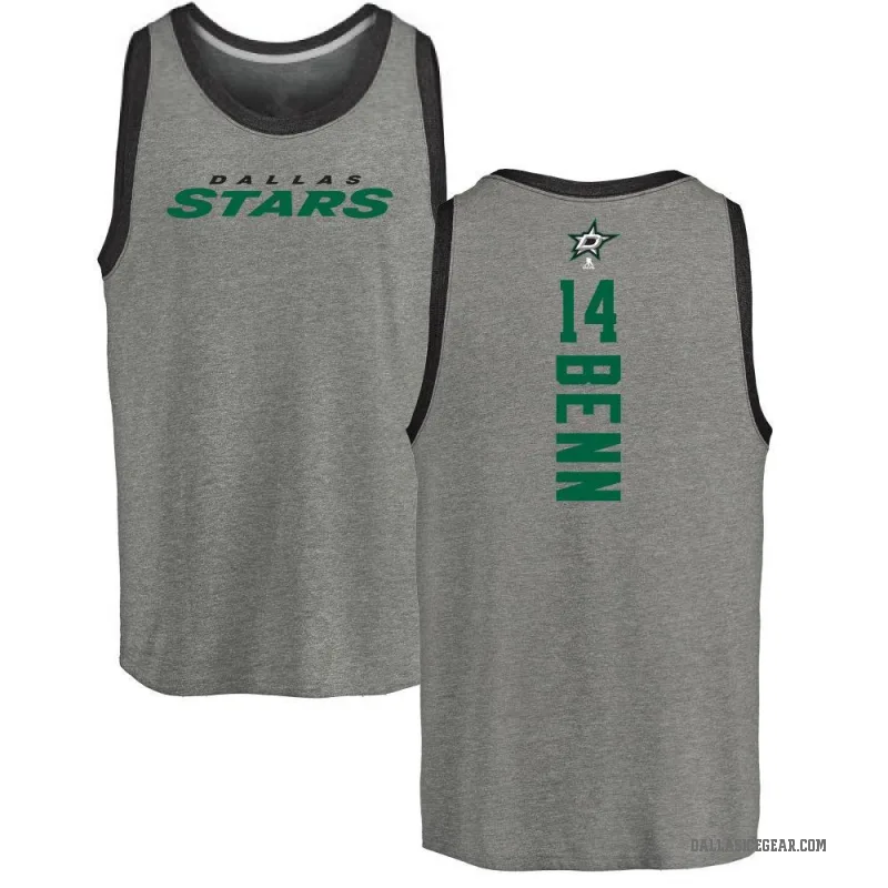 Jamie Benn Youth Ash Dallas Stars Backer Tank Top -