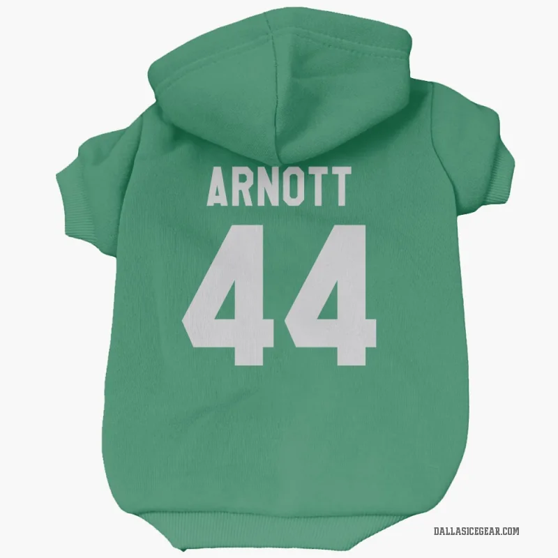 Jason Arnott  Green Dallas Stars  Cat & Dog Pet Hoodie