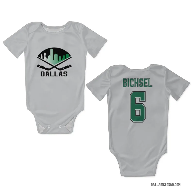 Lian Bichsel White Dallas Stars Newborn & Infant Bodysuit