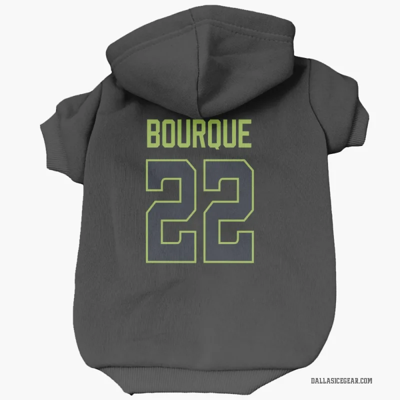 Mavrik Bourque Black Dallas Stars Cat & Dog Pet Hoodie