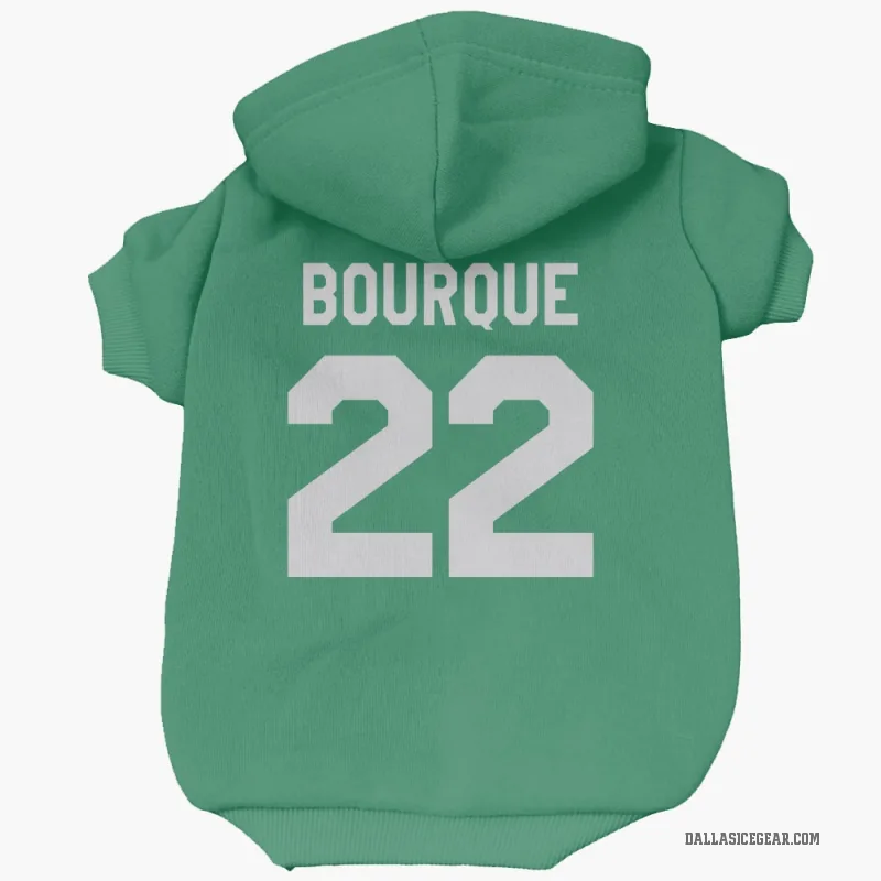 Mavrik Bourque Green Dallas Stars Cat & Dog Pet Hoodie