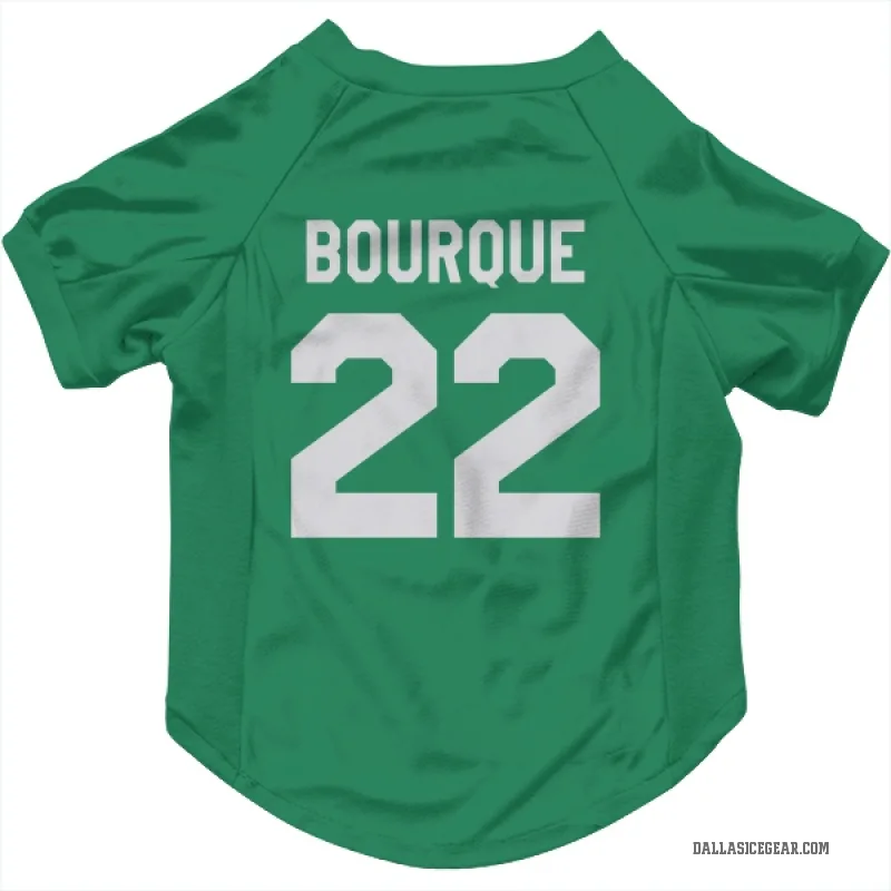 Mavrik Bourque  Green Dallas Stars  Cat & Dog Pet Jersey