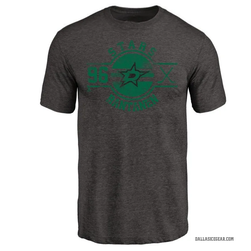 Mikko Rantanen Men's Black Dallas Stars Insignia T-Shirt -
