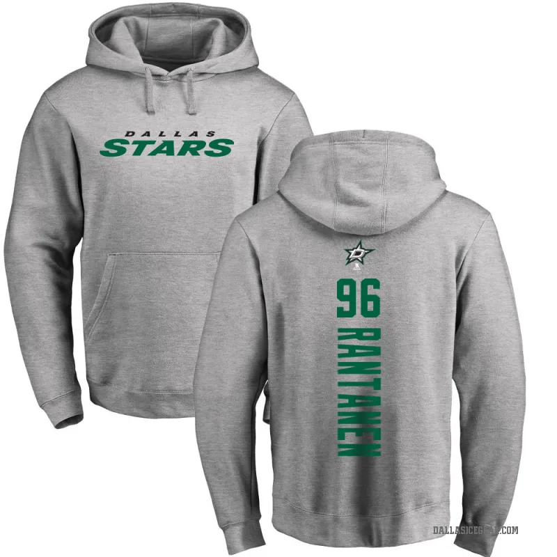Mikko Rantanen Youth Dallas Stars Branded Ash Backer Pullover Hoodie