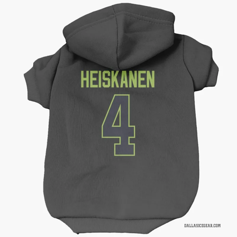 Miro Heiskanen  Black Dallas Stars  Cat & Dog Pet Hoodie