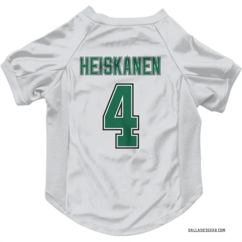 Miro Heiskanen  White Dallas Stars  Cat & Dog Pet Jersey
