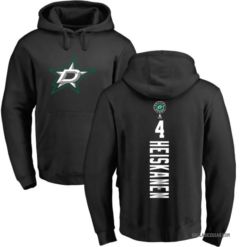 Miro Heiskanen Youth Black Dallas Stars Branded Backer Pullover Hoodie