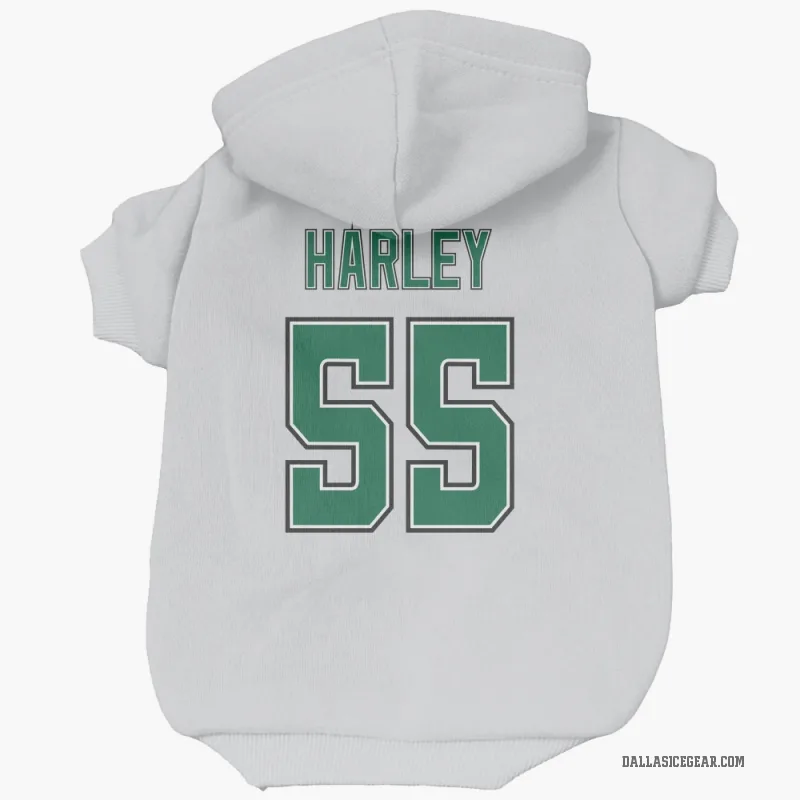 Thomas Harley White Dallas Stars Cat & Dog Pet Hoodie