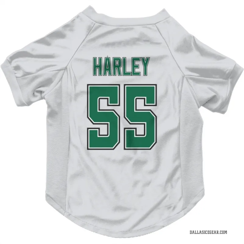 Thomas Harley  White Dallas Stars  Cat & Dog Pet Jersey