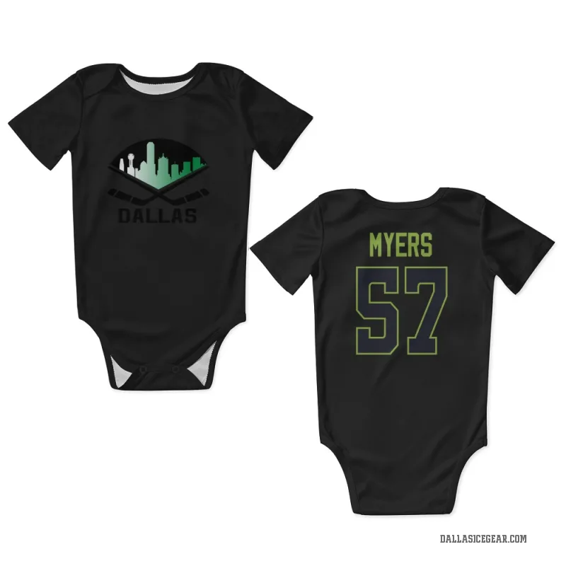 Tyler Myers  Black Dallas Stars  Newborn & Infant Bodysuit