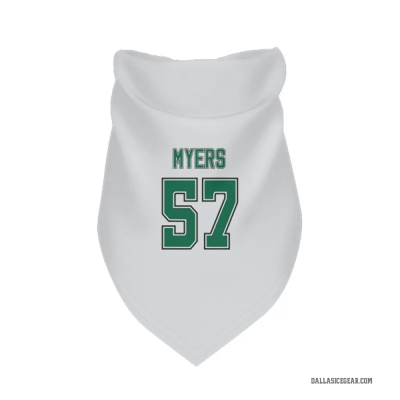 Tyler Myers  White Dallas Stars  Cat & Dog Pet Bandana