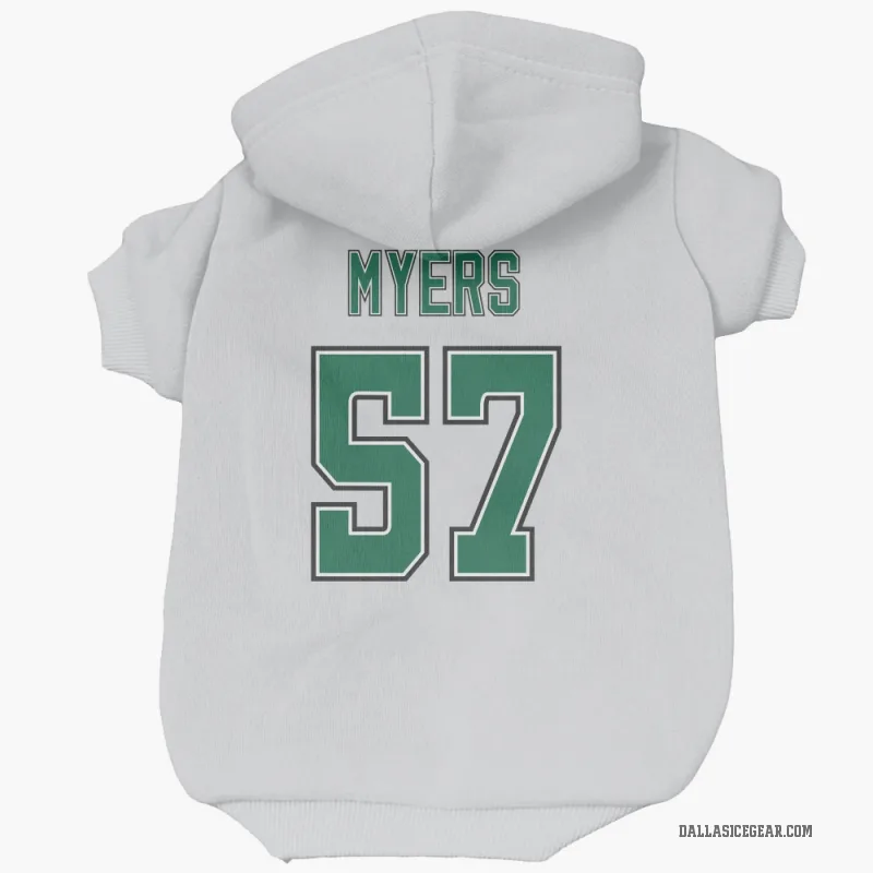 Tyler Myers  White Dallas Stars  Cat & Dog Pet Hoodie
