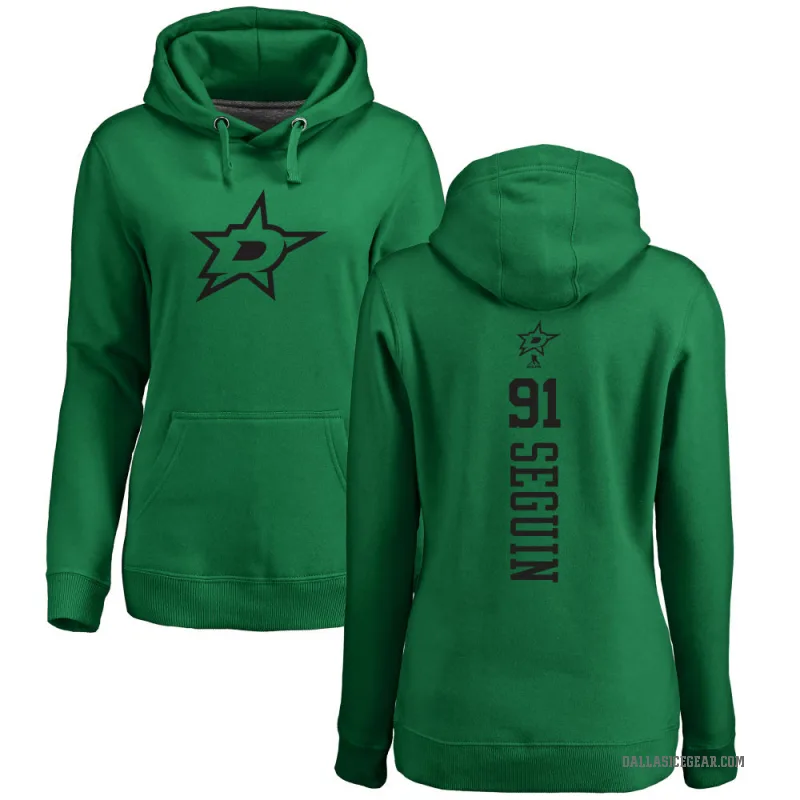 Tyler Seguin Women's Green Dallas Stars Branded Kelly One Color Backer Pullover Hoodie